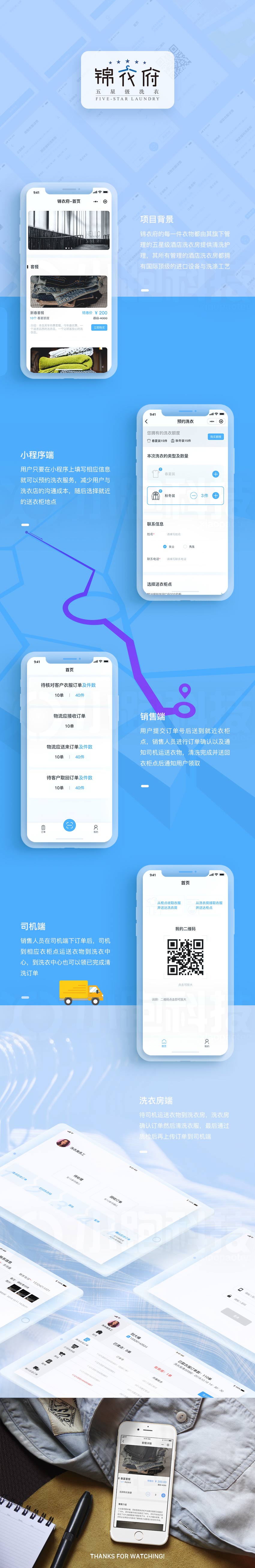 【锦衣府】干洗衣O2O小程序开发