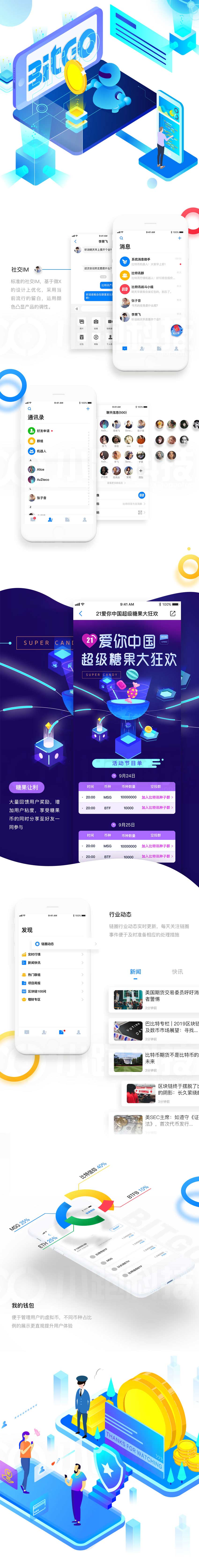 【比特讯】虚拟币社交APP开发
